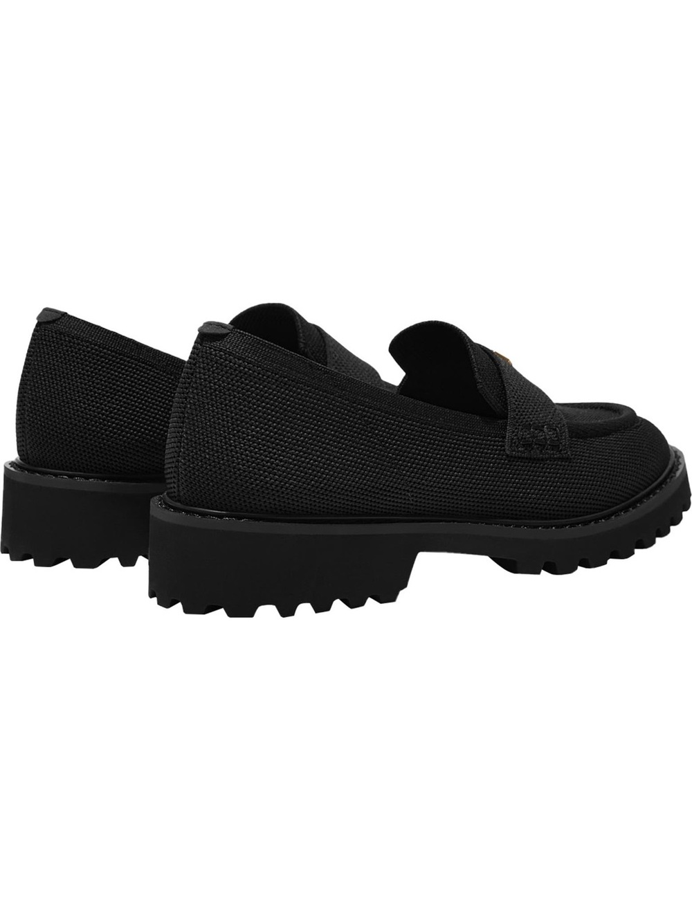 Francesca Round-Toe Platform Chunky Heel Loafers - Picture 4 of 8